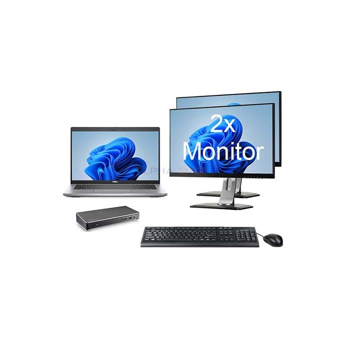 Dell Latitude 5420 i5 11e Gen 14" + 2x Monitor
