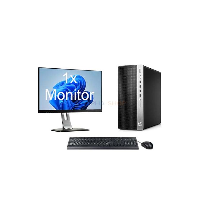 HP EliteDesk 800 G4 MT + 1x Monitor