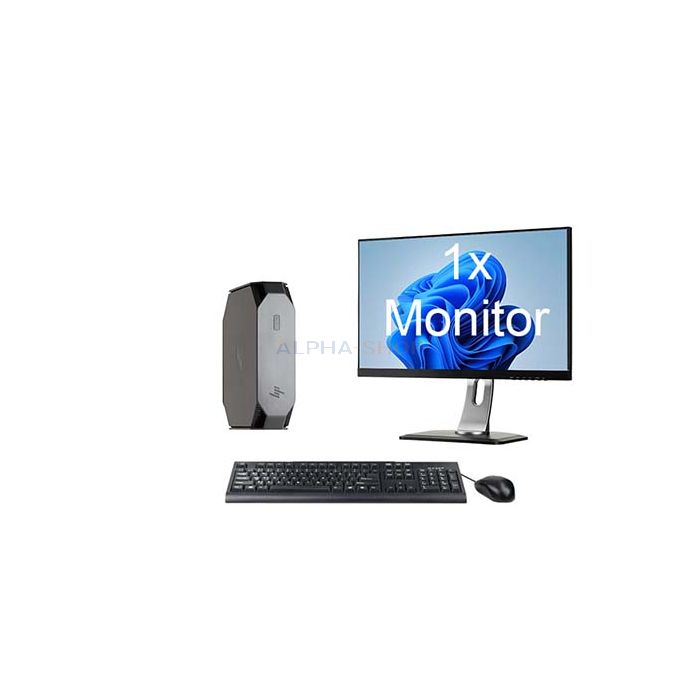 HP Z2 G4 Workstation Mini + 1x Monitor