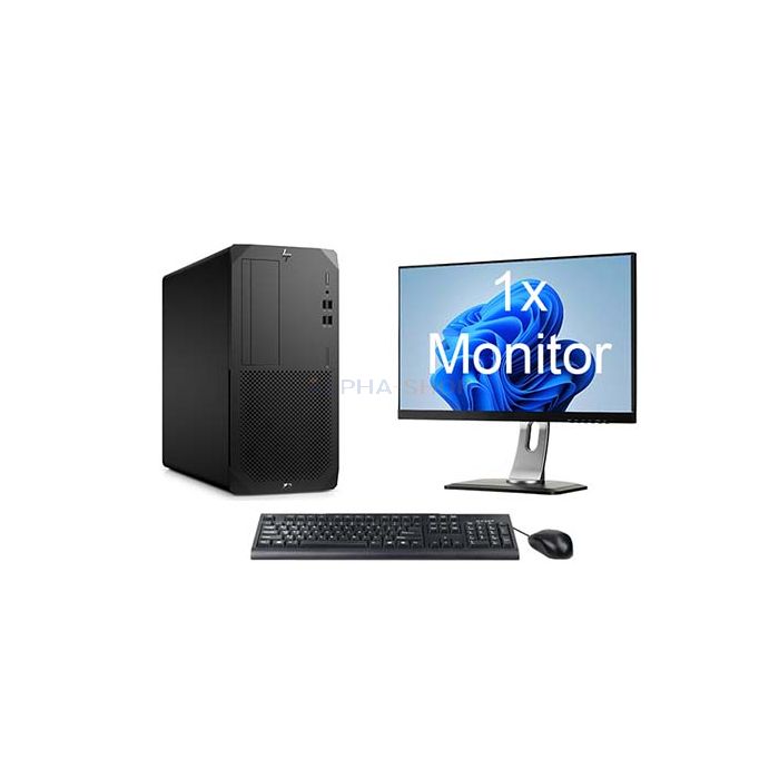 HP Z2 G5 Workstation TWR + 1x Monitor