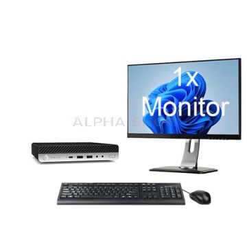 HP ProDesk 600 G4 Mini + 1x Monitor