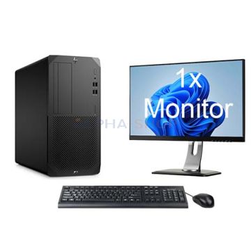HP Z2 G5 Workstation TWR i7 10e Gen incl. 1 Monitor + Windows 11