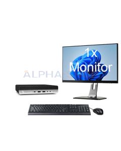 HP ProDesk 600 G4 Mini + 1x Monitor